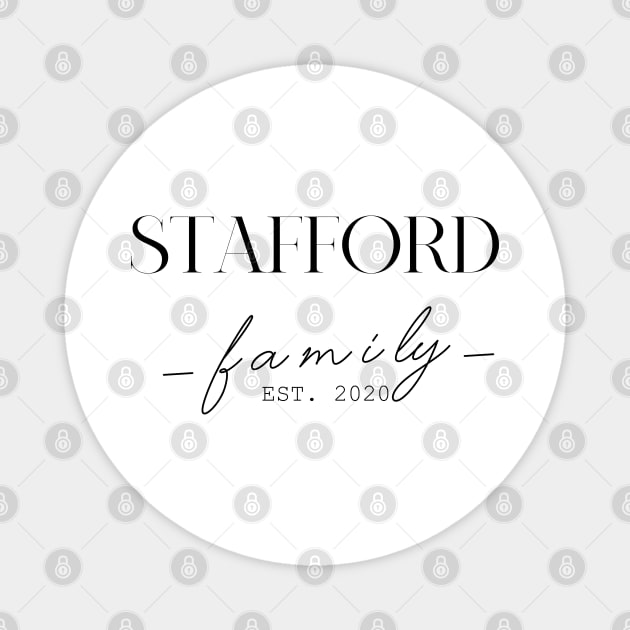 Stafford Family EST. 2020, Surname, Stafford Magnet by ProvidenciaryArtist